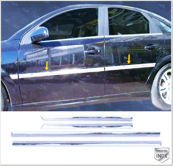 Opel VECTRA C Yan Kapı Çıtası 4 Prç. P.Çelik - 2510 900011