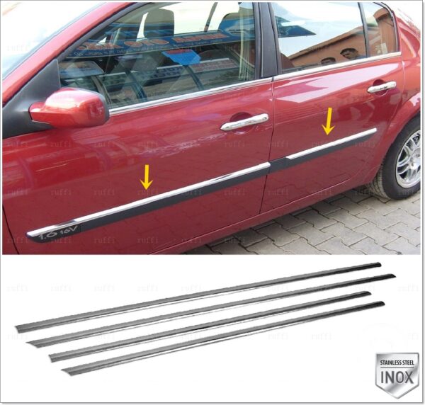 Renault MEGANE 2 Yan Kapı Çıtası 4 kapı P.Çelik (INCE) - 2812 900029