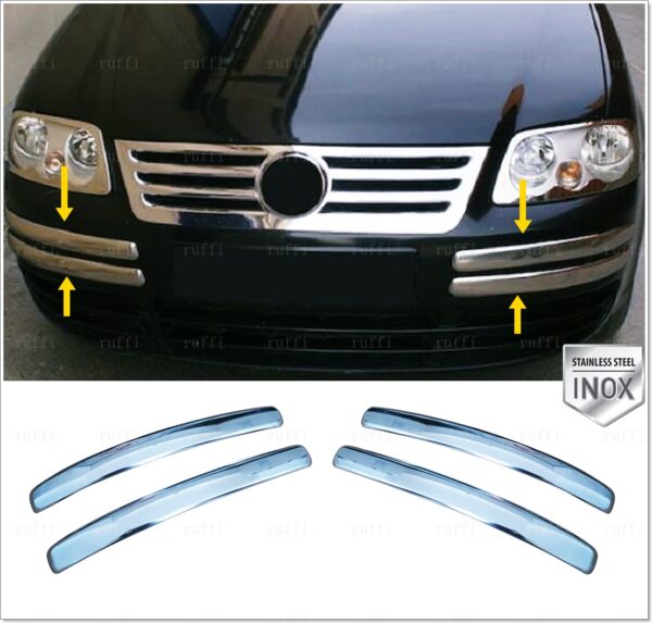 Volkswagen CADDY  III Tampon Kaşı 4 pcs. P.Çelik - 3503 000010
