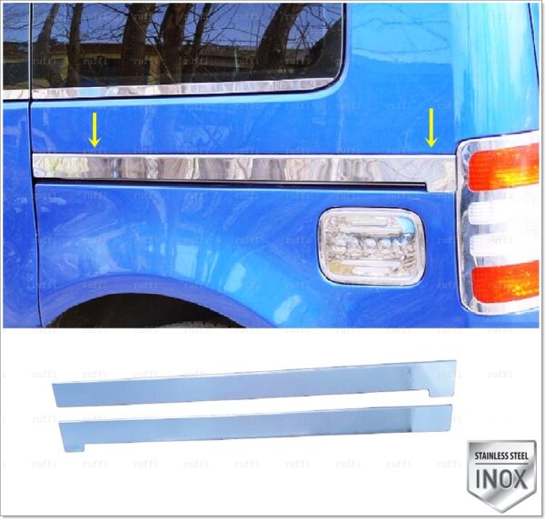 Volkswagen CADDY  III Sürgü Nikelaj 2 pcs. P.Çelik - 3503 000011