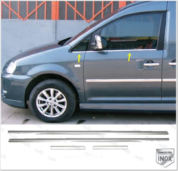 Volkswagen CADDY  III Cam Çıtası 4 Prç. P.Çelik - 3503 500082