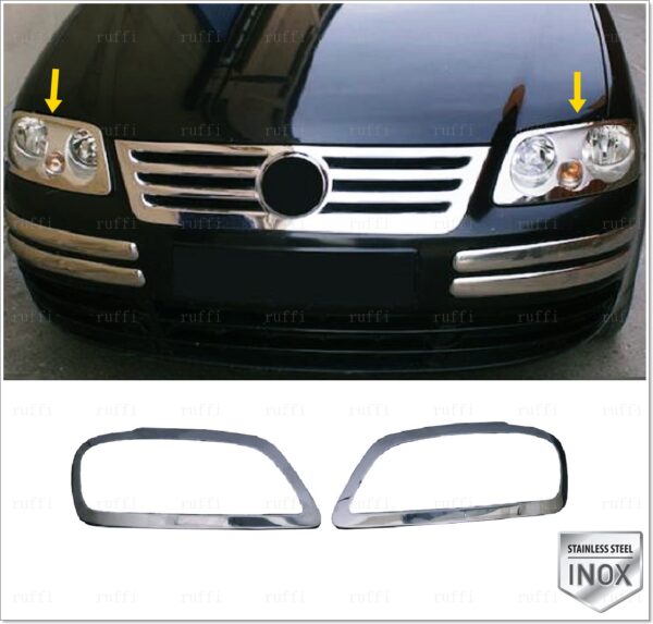 Volkswagen CADDY  III Far Çerçevesi 2 pcs. P.Çelik - 3503 650011