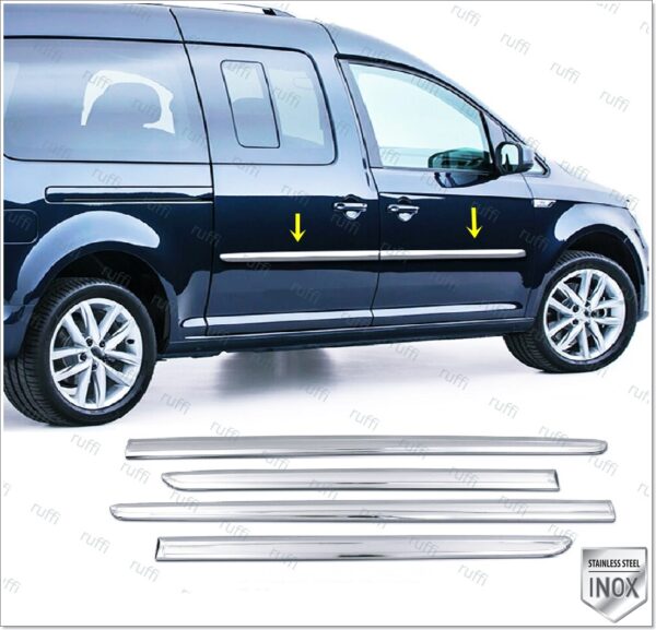 Volkswagen CADDY  IV Yan Kapı Çıtası 4 kapı P.Çelik - 3504 900064