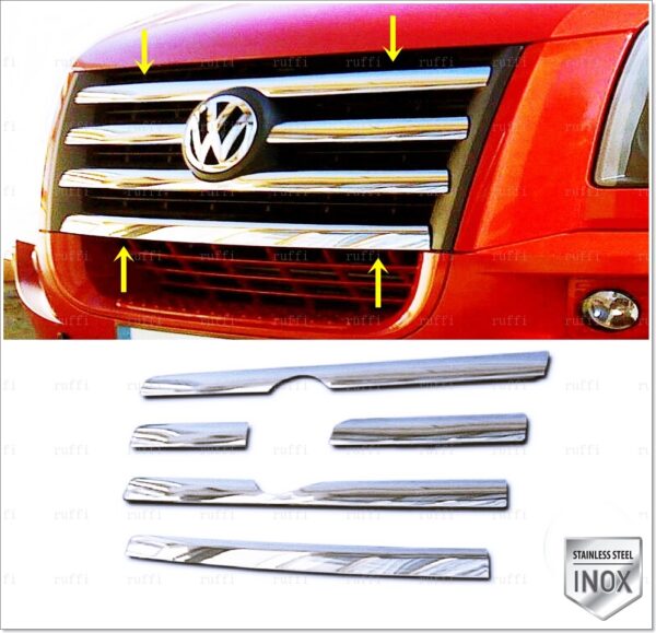 Volkswagen CRAFTER Ön Panjur 5 prç. P.Çelik - 3505 400043