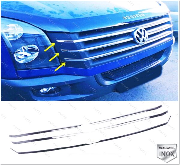 Volkswagen CRAFTER Ön Panjur 6 prç. P.Çelik - 3505 400086