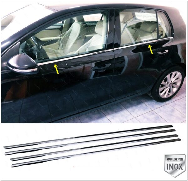 Volkswagen GOLF 6 Cam Çıtası 4 Prç. P.Çelik - 3511 500092