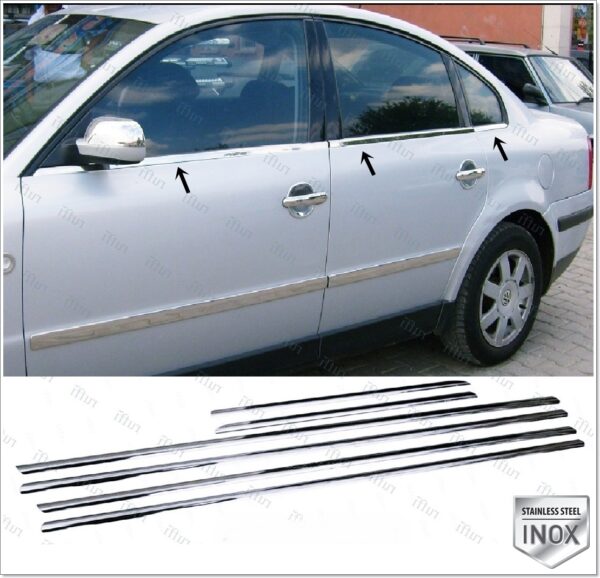 Volkswagen PASSAT B5 Cam Çıtası 6 Prç. P.Çelik - 3514 500078