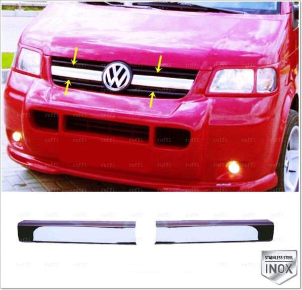 Volkswagen T5 TRANSPORTER Ön Panjur 2 prç. P.Çelik - 3531 400090