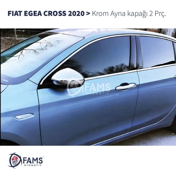 Fiat EGEA Cross Ayna Kapağı 2020 üzeri 2pcs. P.Çelik