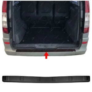 MERCEDES VITO W447 2014-2021 Arka Tampon Üstü Koruma ABS / Rear Bumper Sill Protector ABS Plastic